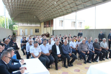 Həmənli kəndində səyyar qəbul keçirildi
