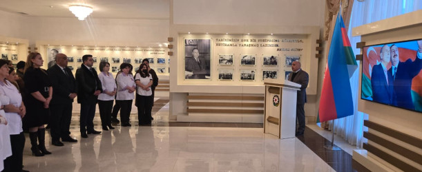 Goranboyda  “Konstitusiya və Suverenlik İli”  çərçivəsində ''Ulu Öndər Heydər Əliyev və Azərbaycan Səhiyyəsinin inkişafı" mövzusunda tədbir keçirildi