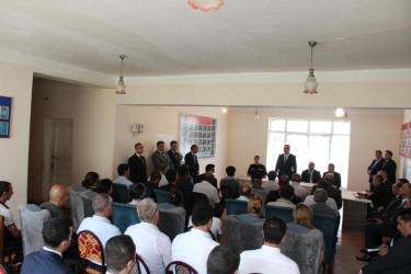 Goranboyda növbəti səyyar qəbul Yuxarı Ağcakənd qəsəbəsində keçirildi