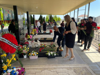 Goranboyda səhiyyə işçiləri şəhid, hərbi tibb işçisi Nuriyev Nofəl Xaliq oğlunun xatirəsini yad etdilər