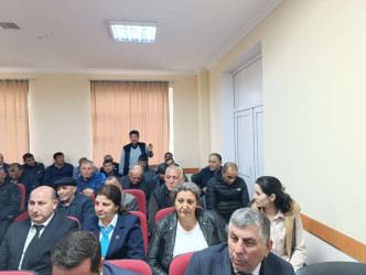 Goranboyda növbəti səyyar qəbul Səmədabad kəndində keçirildi