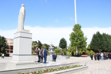 Goranboy rayonunda Ümummilli Lider Heydər Əliyevin anadan olmasının 103-cü ildönümü ilə bağlı silsilə tədbirlər davam etdirilir