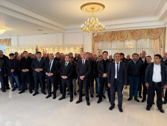 Goranboy rayonunda Ümummilli Lider Heydər Əliyevin anadan olmasının 103-cü ildönümü ilə bağlı “Heydər Əliyev irsi: Su və kənd təsərrüfatının davamlı inkişafı” mövzusunda tədbir keçirildi