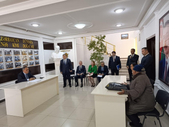Goranboy rayon İcra Hakimiyyətində vətəndaşların müraciətləri dinlənildi