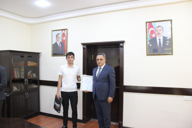 Goranboy Rayon ümumtəhsil məktəblərində yüksək nəticə göstərmiş, müxtəlif müsabiqələrdə fərqlənən şagirdlərlə görüş keçirildi