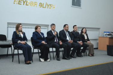 Goranboy rayonunda “Uşağın psixi və emosional inkişafı“ mövzusunda konfrans keçirildi