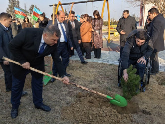 Goranboyda "İlham Əliyev - Müasir Lider, Suveren Azərbaycan" mövzusunda tədbir keçirildi