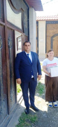 Goranboy rayon İcra Hakimiyyəti tərəfindən, Qurban bayramı mübasibətilə şəhid, qazi, çernobıl əlili və aztəminatlı ailələrə bayram sovqatları verildi