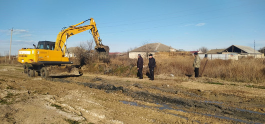 Goranlı kəndində vətəndaş müraciəti əsasında, su kanalları lil və kol-kosdan təmizləndi