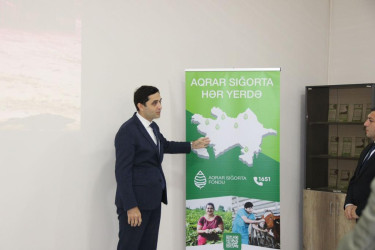 Goranboyda,  Aqrar Sığorta Fondunun  Regional Filialının açılışı oldu.