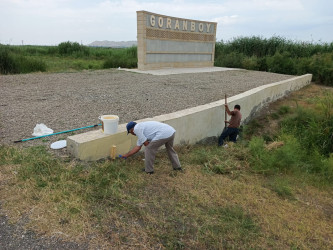 Goranboyda aparılan genişmiqyaslı abadlıq və yenidənqurma işləri rayonumuzun simasını daha da gözəlləşdirir