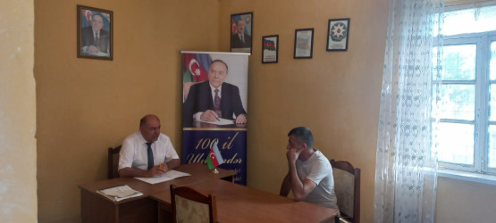 Goranboyda vətəndaş qəbulları davam edir