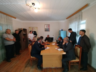 Nizami kənd sakinlərinin müraciətləri əsasında mövcud problemlər yerində araşdırıldı