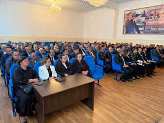 “Goranboy rayonunda pambıqçılığın inkişafı” mövzusunda müşavirə keçirildi