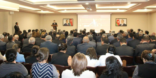 Goranboyda “Konstitusiya və Suverenlik İli”  çərçivəsində “Azərbaycanın bugünkü və sabahkı inkişafının təminatçısı” adlı konfrans keçirildi