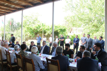 Goranboyda Qurban bayramı ərəfəsində şəhid ailələri və qazilərlə görüş keçirildi