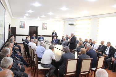 Goranboyda Ağsaqqallar Şurasının hesabat iclası keçirildi