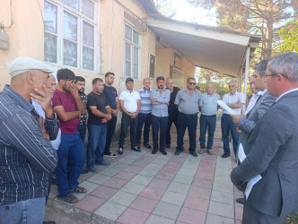 Goranboy rayonunun Borsunlu kəndində 2026–2030-cu illər üçün Dövlət Proqramının icrası ilə bağlı marifləndirici görüş keçirildi