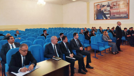 Goranboy rayon İcra Hakimiyyətində Aparat iclası keçirildi