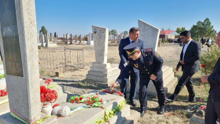 Goranlı kəndindən Vətən Müharibəsi şəhidimiz  İxtiyar İlqaroğlunun ildönümündə məzarı ziyarət olundu.