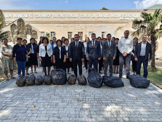 Goranboyda  "Yaşıl dünya naminə həmrəylik ili" ilə bağlı tədbirlər davam etdirilir.