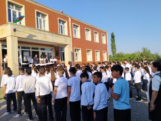 Goranboy rayonunun ümümtəhsil məktəblərində, “15 sentyabr-Bilik Günü” ilə bağlı tədbirlər keçirildi