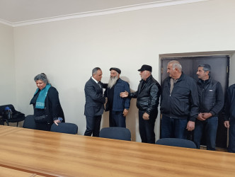 Goranboyda icra başçısı bir qrup şəhid ailələri ilə görüşdü