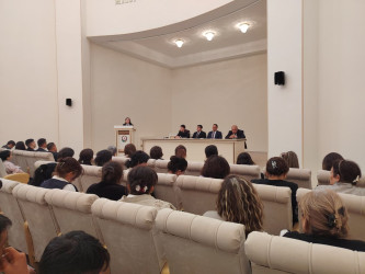 Goranboyda “İnsan hüquq və azadlıqlarının təminatı dövlət siyasətinin əsas prioritetidir” mövzusunda tədbir keçirildi