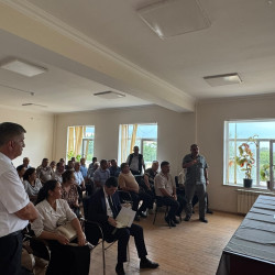 Goranboyda fermerlərlə Dövlət Proqramının icrasına həsr olunmuş növbəti maarifləndirici görüş keçirildi