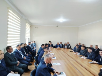 YAP Goranboy rayon təşkilatının rayon İcra Hakimiyyəti ərazi partiya təşkilatında hesabat-seçki konfransı keçirildi