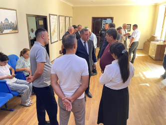 Goranboyda vətəndaş qəbulları davam edir