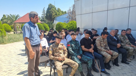 Goranboyda Silahlı Qüvvələr Günü ilə bağlı tədbir keçirildi.