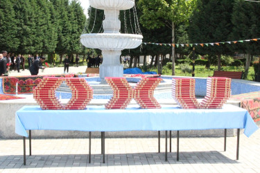 Goranboyda Ümummilli Lider Heydər Əliyevin 103-cü ildönümü ilə bağlı kitab festivalı keçirildi