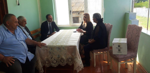 Goranboyda Qurban bayramı münasibəti ilə 500-dən çox ailə ziyarət olunaraq bayram sovqatları təqdim olundu