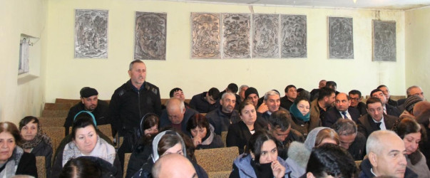 Goranboyda növbəti səyyar qəbul Boluslu kəndində keçirildi