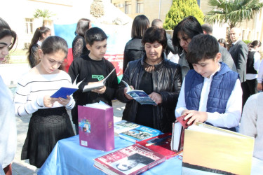 Goranboy şəhərində “2023-cü il-Heydər Əliyev ili”  ilə bağlı,  kitab sərgisi təşkil edildi.