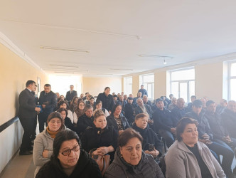 Hazırəhmədli kəndində səyyar qəbul keçirildi