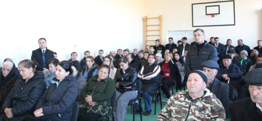 Goranboyda növbəti səyyar qəbul Dəyirmanlar kəndində keçirildi