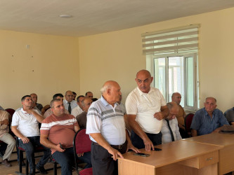 Goranboyda Dövlət Proqramının icrası çərçivəsində müasir suvarma sistemlərinin tətbiqinin və artırılmasının təşviqi istiqamətində maarifləndirici tədbir keçirildi