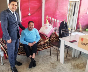Goranboyda Qurban bayramı mübasibətilə  verilən bayram sovqatları 600 ailəni əhatə edir