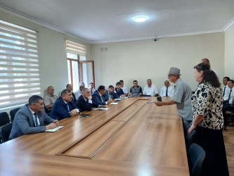 Goranboyda vətəndaş qəbulları davam edir