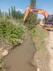 Qarqucaq kəndində “Çəkil arxı” adlanan 1200 metrlik  su arxı  lil və kol-kosdan təmizləndi
