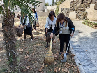 Goranboyda  "Yaşıl dünya naminə həmrəylik ili" ilə bağlı tədbirlər davam etdirilir.