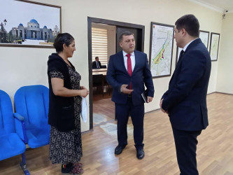 Goranboy rayon İcra Hakimiyyətində vətəndaşların müraciətləri dinlənildi
