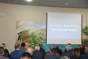 Goranboyda  “Sahibkarlar günü” ilə bağlı tədbir keçirildi