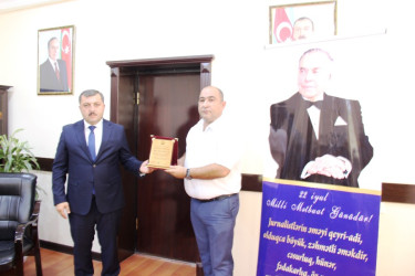 Goranboyda 22 iyul-Milli Mətbuat Günü qeyd edildi