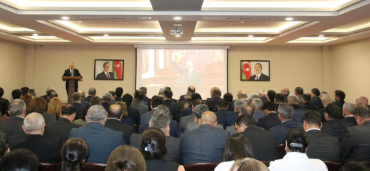 Goranboyda “Konstitusiya və Suverenlik İli”  çərçivəsində “Azərbaycanın bugünkü və sabahkı inkişafının təminatçısı” adlı konfrans keçirildi