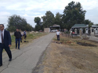 Goranboyda, 27 sentyabr Anım günü ilə bağlı,  qəbirstanlıqlarda, xiyabanlarda iməcilik təşkil olundu, təmizlik işləri aparıldı.