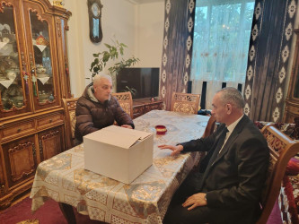 Goranboyda Qurban bayramı münasibəti ilə 500-dən çox ailə ziyarət olunaraq bayram sovqatları təqdim olundu