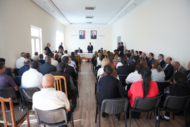 Goranboyda növbəti səyyar qəbul Aşağı Ağcakənd qəsəbəsində keçirildi